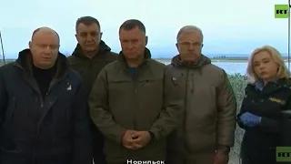 Потанин отчитался перед В. Путиным. По ликвидации последствий разлива топлива в Норильске.