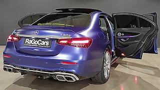 2022 Mercedes-AMG E 63 S Sedan - Loud Exhaust V8 Limousine - Sound, Interior and Exterior Details