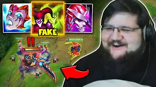 This is why you NEVER pick Tryndamere into Pink Ward's Shaco...