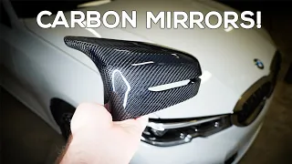 Carbon Fiber Mirrors For Your BMW! | First M340i Mod!