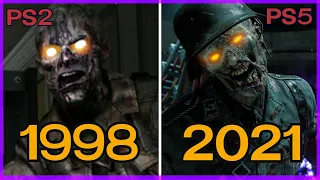 Evolution of Call of Duty Zombies Games 2008 & 2021HD