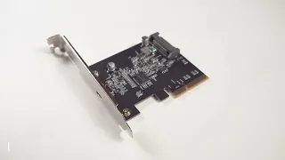 Single Port USB-C 3.2 Gen 2x2 PCI-e Gen 3 x4 Expansion Card - SYBA SY-PEX20230