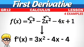 First Derivative Calculus Grade 12 | Polynomials