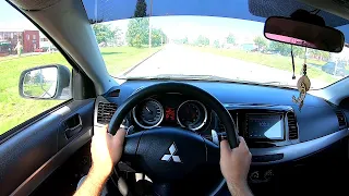 2008 Mitsubishi Lancer POV TEST DRIVE