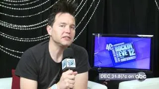 Blink 182 Gives Dick Clark & Ryan Seacrest a Shout Out - NYRE 2012