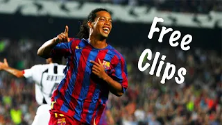 Ronaldinho - Skills and Dribbles, Free Clips