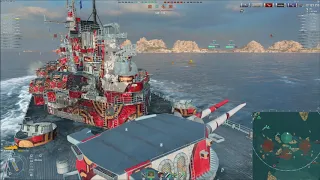 USS Georgia 8 kills || World of Warships