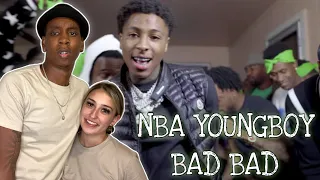 MY FIRST TIME HEARING YoungBoy Never Broke Again - Bad Bad [Official Music Video] REACTION