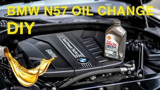 BMW N57 Oil & Filter Change DIY 4K!