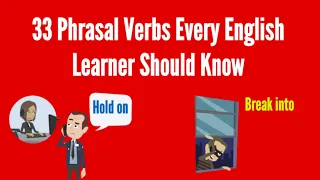 33 COMMON ENGLISH PHRASAL VERBS