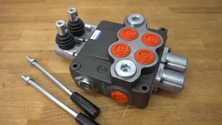 Monoblock directional control valve 120 l/min (32GPM) 2 spool double action