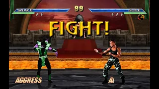 Snake vs Guile [MORTAL KOMBAT PROJECT NEW ERA]