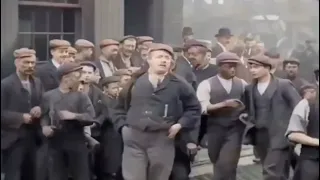 Colored Footage From Victorian English. 1901.