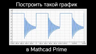 Как построить график кусочно-заданной периодической функции в Mathcad Prime?