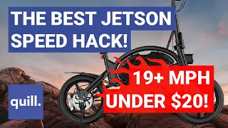 The BEST Jetson Bolt Pro SPEED HACK 19+ MPH | Under $20, No Modules or Controllers!