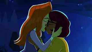 Velma: Daphne and Velma kissed.