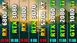 RX 6800 XT vs RTX 3080 vs RX 6800 vs RTX 3070 vs RX 5700 XT vs RTX 3060 Ti vs RTX 2080 Ti vs 1080 Ti