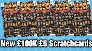 New £100K A Year Scratch Cards 🤯 UK Scratch Cards 🤯 scratchcards UK