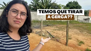 DEU RUIM 😭 GARAGEM, MUROS E PORTÃO l novidades sobre a casa l Camila Vieira