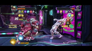 Mcoc AQ raids Hulkbuster vs ultron boss
