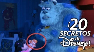 ¡20 INCREÍBLES SECRETOS EN PELÍCULAS DE DISNEY Y PIXAR! | Paulettee