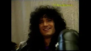 KISS on TV Scandinavia Nightflight - Band interview + live clip from Stockholm - 09/17/88