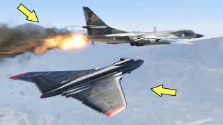 Plane Burning In The Air Saved By Pilot And Made Emergency Landing in GTA 5 (Plane Collision In Air)