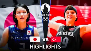 TURKIYE vs JAPAN | Highlights | Women's OQT 2023