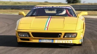 Ferrari 348 Challenge vs GTS - Track TEST - Davide Cironi Drive Experience (SUBS)