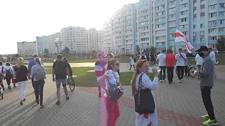 Митинг в городе Мозырь 13.09.2020 17