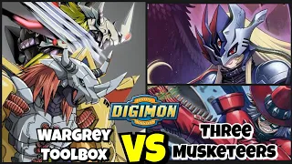 WarGreymon Toolbox VS Three Musketeers (Ex7) | Digimon TCG