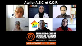 Atelier AEC  et C.O.R.  dans le cadre de laSACR  2021