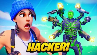 ME ENCUENTRO A UN HACKER EN FORTNITE... 🏆 | Jelty