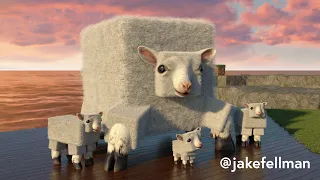 Minecraft RTX 64% SAVE THE SHEEP #Shorts
