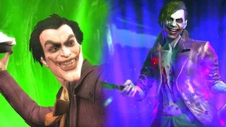 Injustice Vs Injustice 2 - Joker Intro, Super Move and Victory Pose Comparison