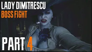 RESIDENT EVIL 8 VILLAGE 3rd Person Gameplay Walkthrough -PART 4- LADY DIMITRESCU BOSS FIGHT