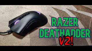 ОБЗОР/ REVIEW RAZER DEATHADDER V2!(ВЫШЛО ВЕСЬМА НЕПЛОХО!ПОПУТНО СРАВНИВАЮ С DEATHADDER ELITE)