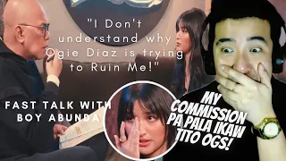 [REACTION]  EXCLUSIVE INTERVIEW PART 2 LIZA SOBERANO FAST TALK BOY ABUNDA March 13, 2023