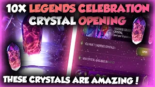 10X LEGENDS CELEBRATION CRYSTAL OPENING!!! || Marvel Contest of Champions