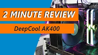 $35 CPU cooler tested - DeepCool AK400 Review