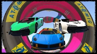 САМЫЕ КРАСИВЫЕ ГОНКИ В GTA 5 ONLINE УГАР В ГТА 5!!