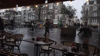 An Hour Looking out of Windows in Amsterdam Cafes