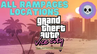 GTA Vice City - All Rampages Locations Guide in (4K).