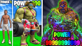 Shinchan Weakest To STRONGEST HULK In GTA 5!