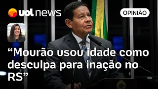 Mourão é etarista consigo mesmo ao usar idade para rebater crítica sobre Rio Grande do Sul | Carla