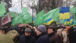 Многотысячный митинг под Верховной Радой в Киеве