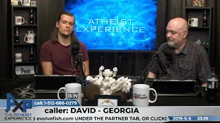 Evaluating evidence for the existence of God | David - Georgia | Atheist Experience 23.19