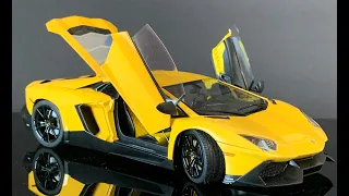 [Full build] Lamborghini Aventador LP720-4 50th Anniversario Make It 1/24 Scale (Aoshima)