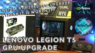 Lenovo Legion T5 PC, Upgrading To A RTX 2060 Super | Before & After Benchmarks | How To! Gaming PC