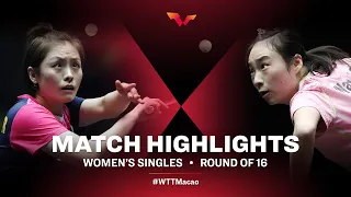 Li Qian vs Wang Xiaotong | WS | WTT Macao 2021 (R16)